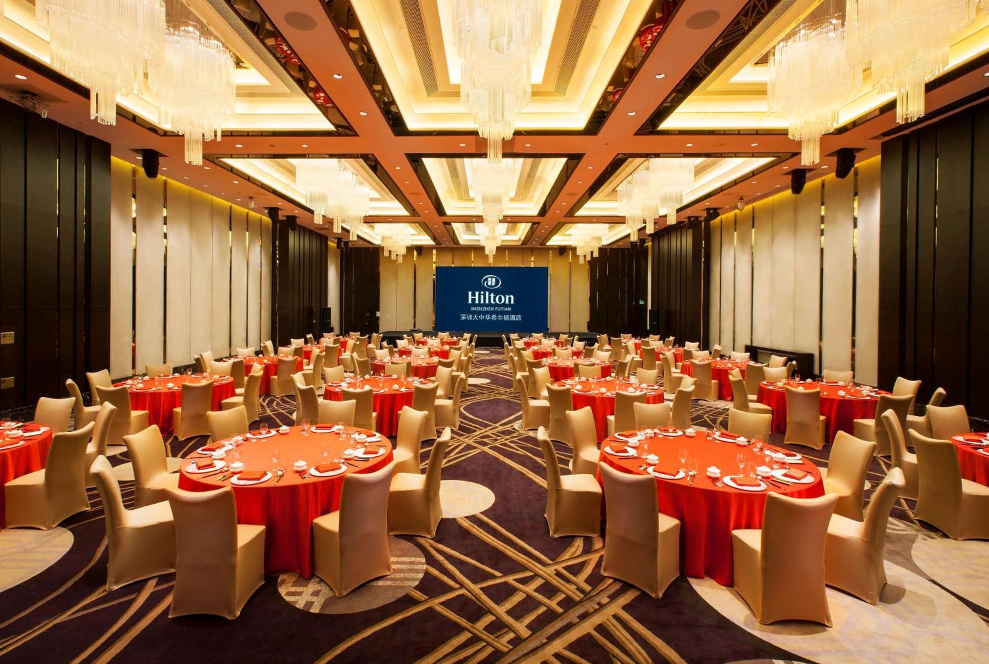 Hilton Shenzhen Futian, Metro Station At Hotel Front Door, Close To Futian Convention & Exhibition Center Exterior photo