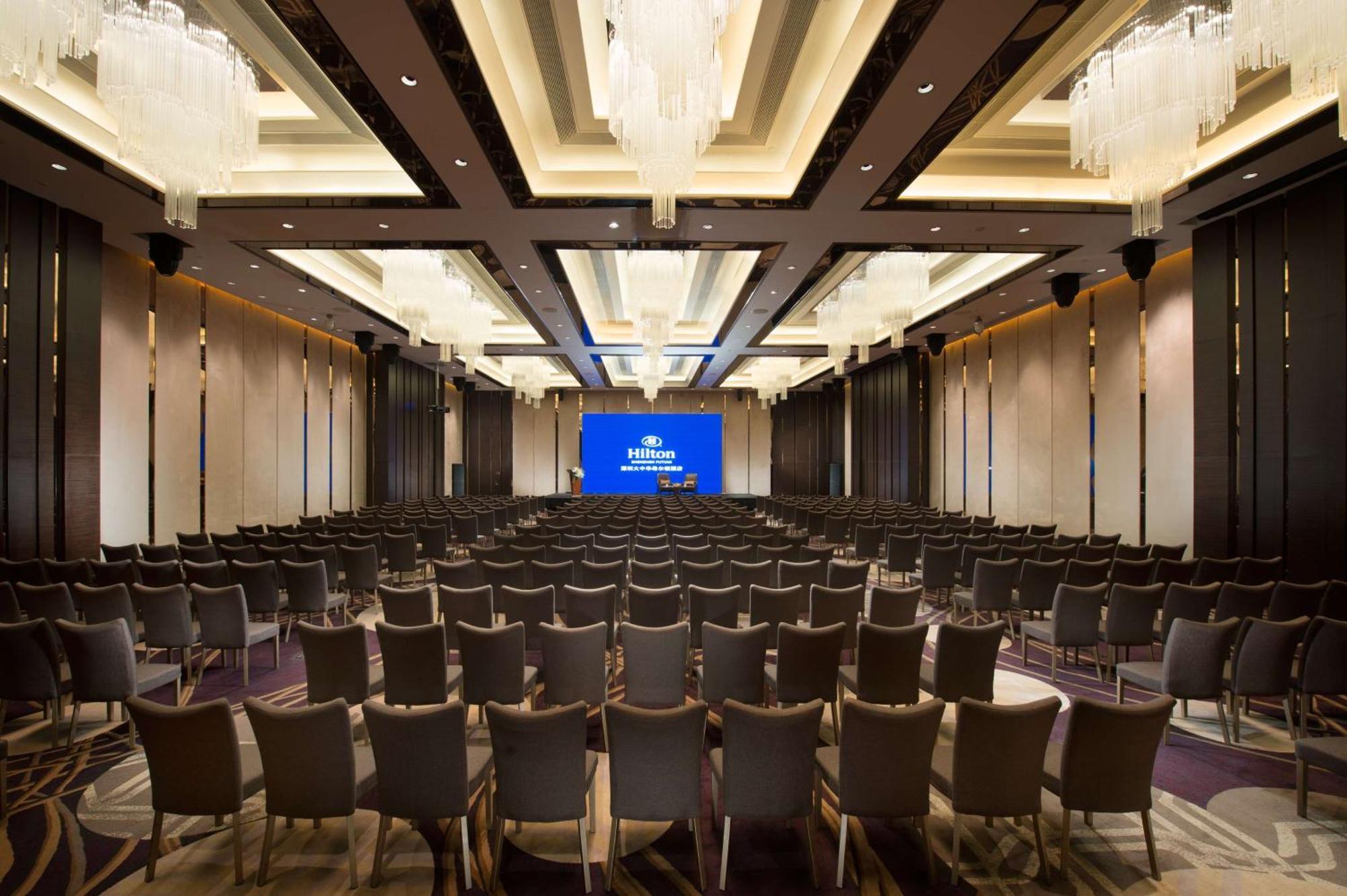 Hilton Shenzhen Futian, Metro Station At Hotel Front Door, Close To Futian Convention & Exhibition Center Exterior photo